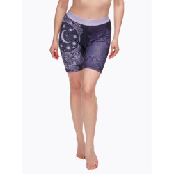 Leggings corti da donna allegri Dedoles Purple Moon (D-W-AW-BS-C-C-1288)