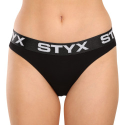 Mutandine donna Styx sport elastico nero (IK960)