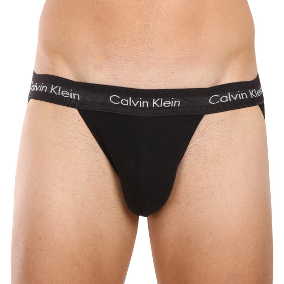 3PACK calzini da uomo Calvin Klein nero (NB3363A-H4X)