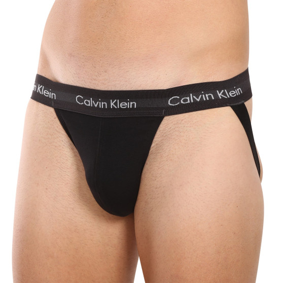 3PACK calzini da uomo Calvin Klein nero (NB3363A-H4X)