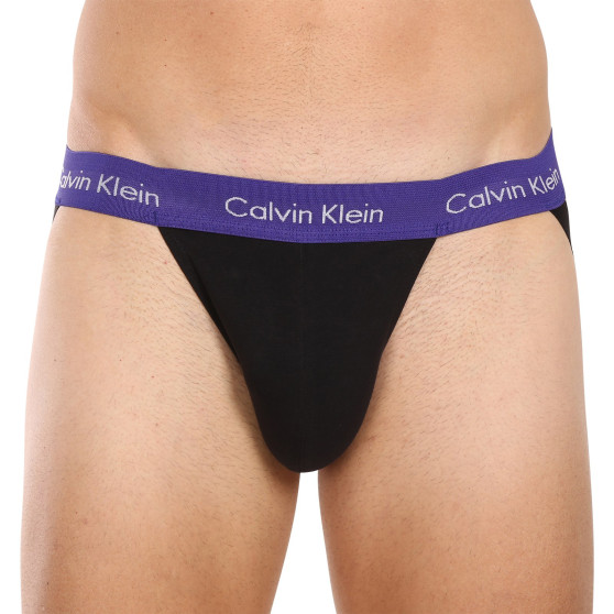 3PACK calzini da uomo Calvin Klein nero (NB3363A-H4X)