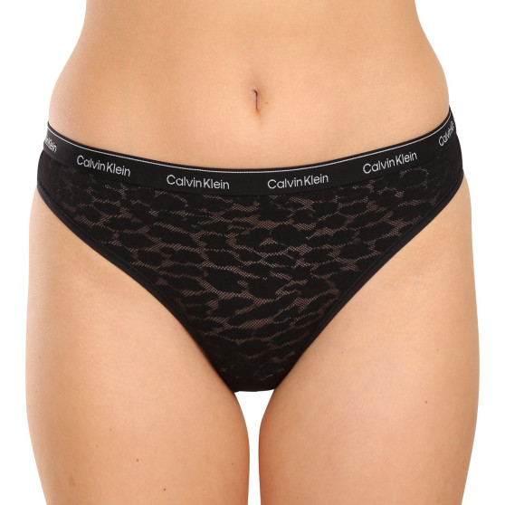 3PACK mutandine brasiliane da donna Calvin Klein nero (QD5225E-UB1)