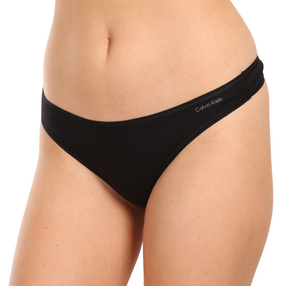 3PACK perizoma donna Calvin Klein nero (QD5217E-UB1)