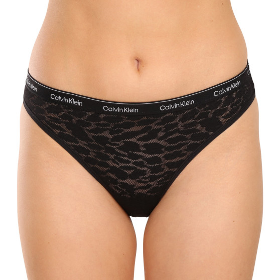 3PACK mutandine donna Calvin Klein nero (QD5069E-UB1)