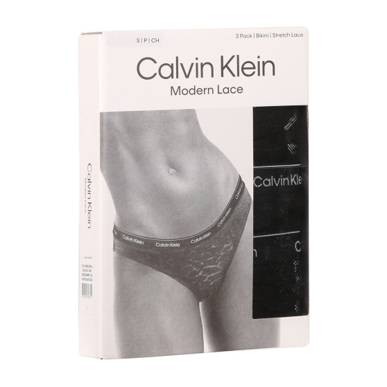 3PACK mutandine donna Calvin Klein nero (QD5069E-UB1)