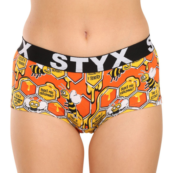 6PACK mutandine donna Styx art con gamba multicolore (6IN12697124)