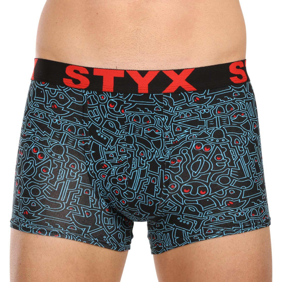 3PACK boxer uomo Styx art sport gomma multicolore (3G12672/2)