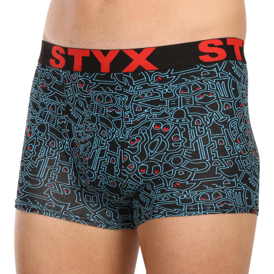 3PACK boxer uomo Styx art sport gomma multicolore (3G12672/2)