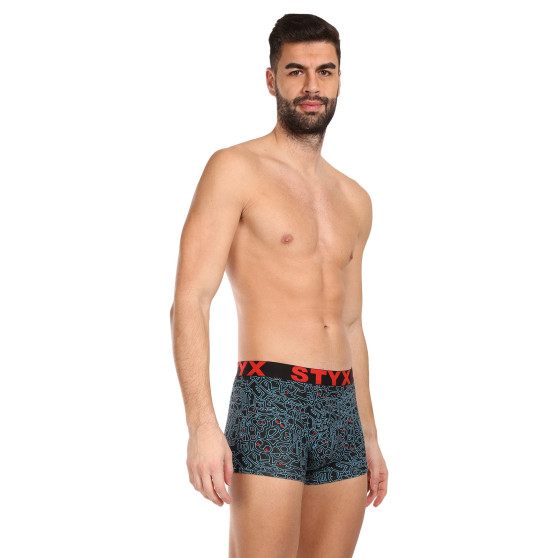 3PACK boxer uomo Styx art sport gomma multicolore (3G12672/2)