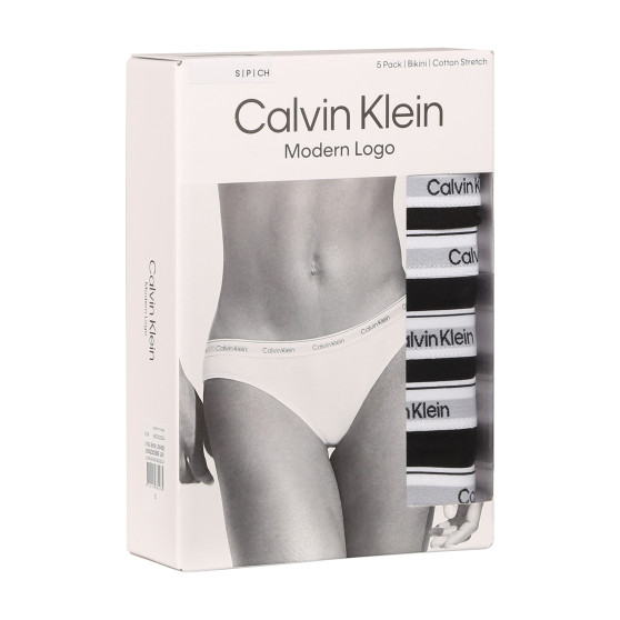 5PACK mutandine donna Calvin Klein nero (QD5208E-UB1)