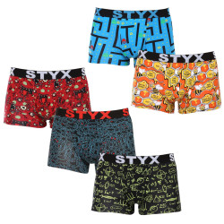 5PACK boxer uomo Styx art sport gomma multicolore (5G1269124)