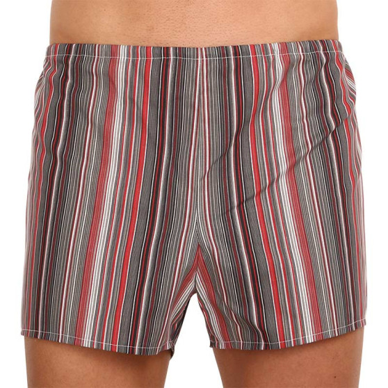 3PACK Boxer da uomo classici Foltýn a righe rosse (3xK52)