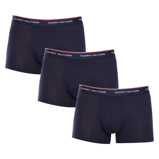 3PACK boxer uomo Tommy Hilfiger blu scuro (1U87903842 409)