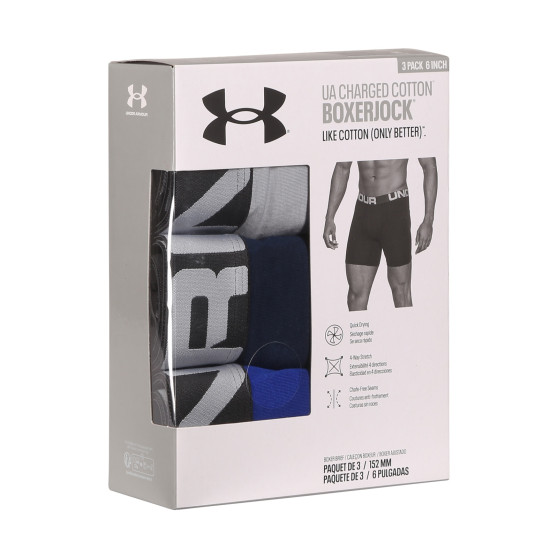 3PACK boxer uomo Under Armour multicolore (1363617 400)