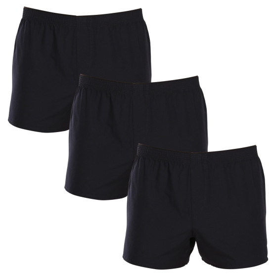 3PACK Boxer da uomo Nedeto blu scuro (3NDTT002)