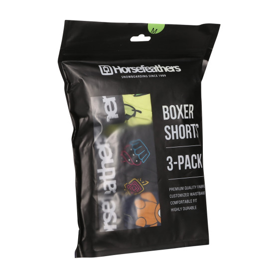 3PACK Boxer da uomo Horsefeathers Frazier Bundle 5 (AM096G)