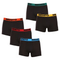 5PACK boxer da uomo Nedeto nero (5NB002b)