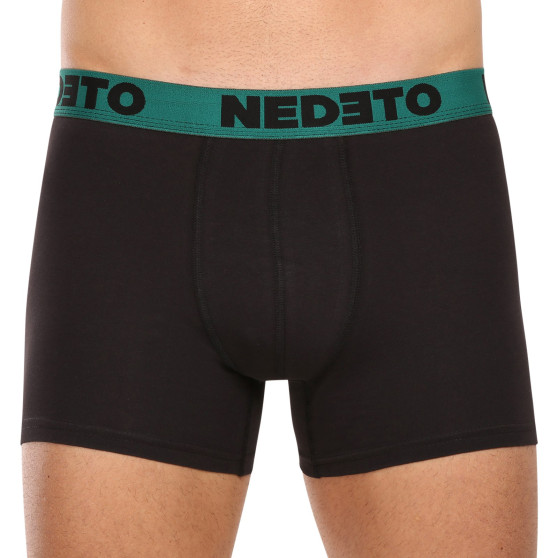 5PACK boxer da uomo Nedeto nero (5NB002b)