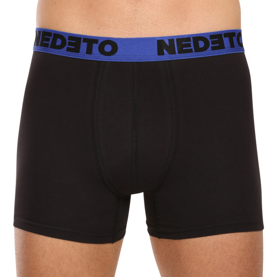 7PACK boxer da uomo Nedeto nero (7NB002b)