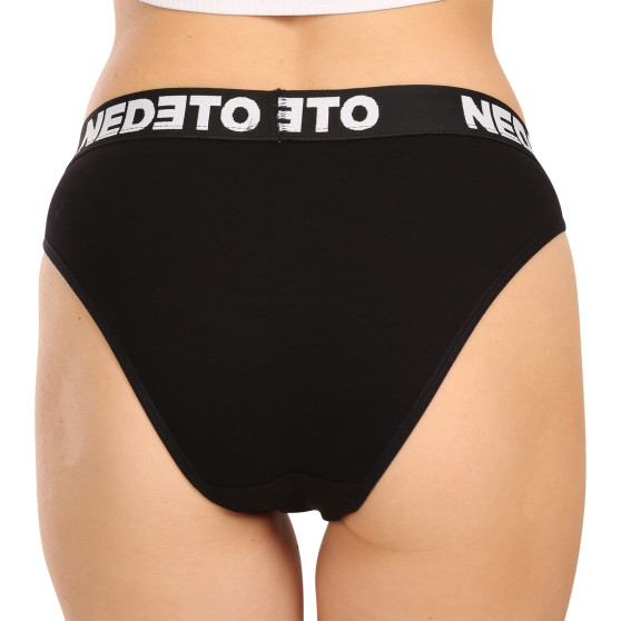 5PACK mutandine donna Nedeto nero (5NKB001)