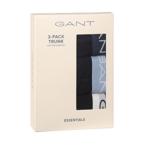 3PACK boxer uomo Gant blu (902343003-433)