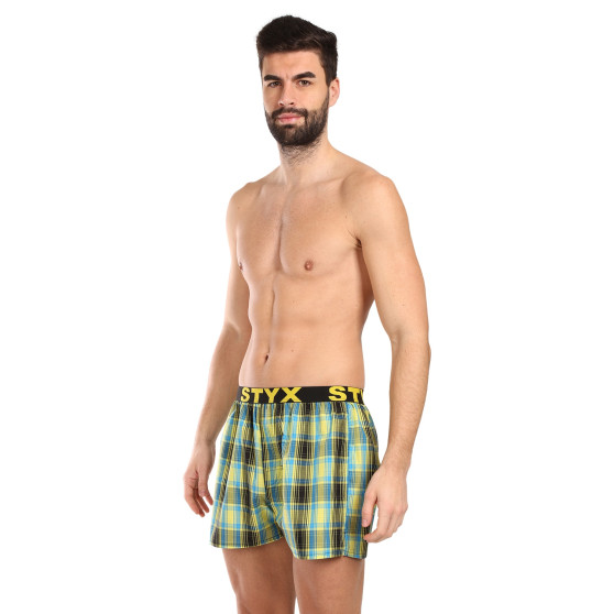 Boxer da uomo Styx sport elastico multicolore (B1021)