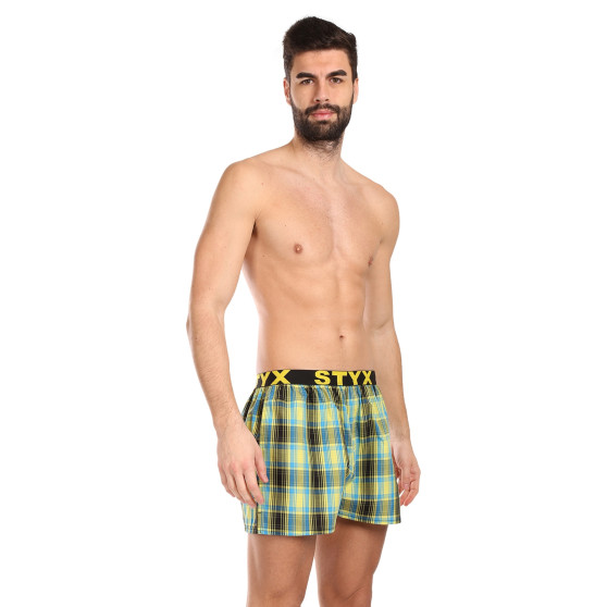 Boxer da uomo Styx sport elastico multicolore (B1021)