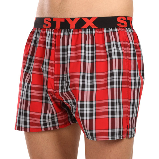 Boxer da uomo Styx sport elastico multicolore (B1023)