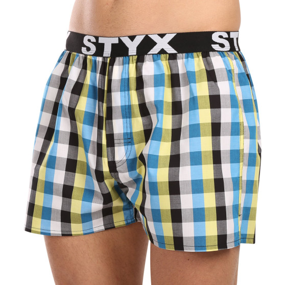 Boxer da uomo Styx sport elastico multicolore (B1025)