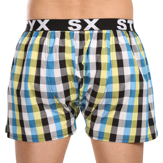 Boxer da uomo Styx sport elastico multicolore (B1025)