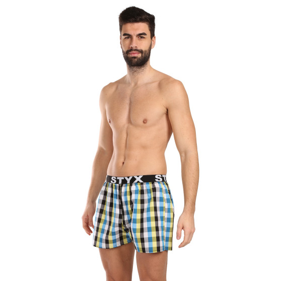 Boxer da uomo Styx sport elastico multicolore (B1025)