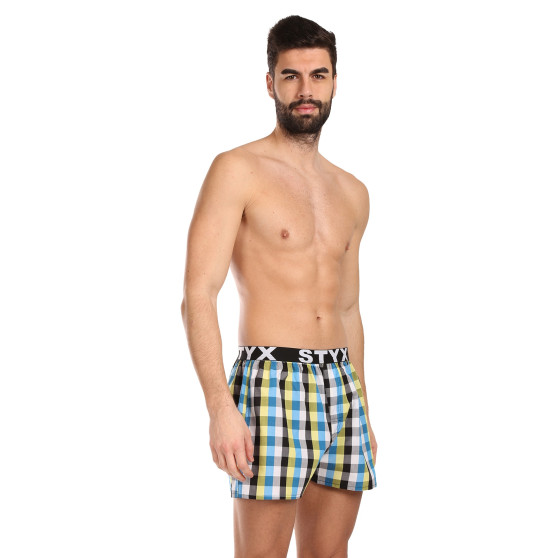 Boxer da uomo Styx sport elastico multicolore (B1025)