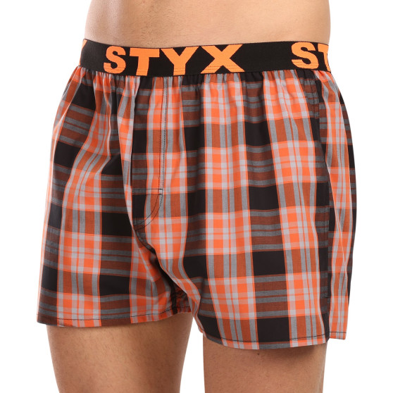 Boxer da uomo Styx sport elastico multicolore (B1026)