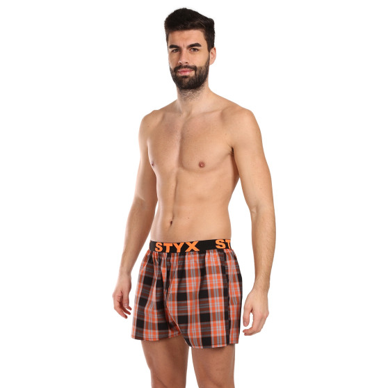 Boxer da uomo Styx sport elastico multicolore (B1026)