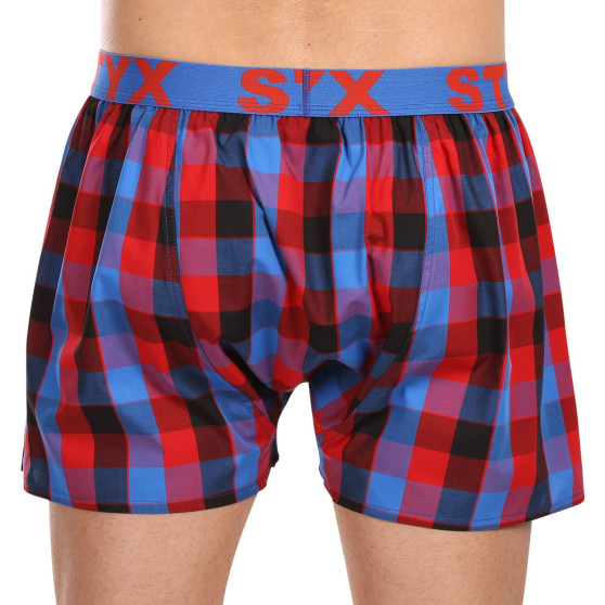 Boxer da uomo Styx sport elastico multicolore (B1027)