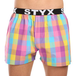 Boxer da uomo Styx sport elastico multicolore (B1028)