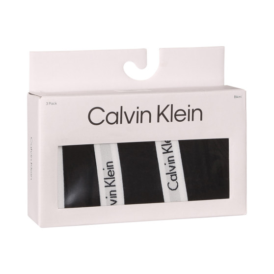 3PACK mutandine donna Calvin Klein nero (QD3588E-001)