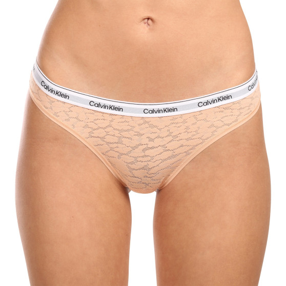 3PACK Mutandine brasiliane da donna Calvin Klein multicolore (QD5068E-GP9)