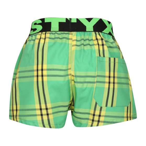 Boxer da bambino Styx sport elastico multicolore (BJ1011)