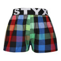 Boxer da bambino Styx sport elastico multicolore (BJ1012)