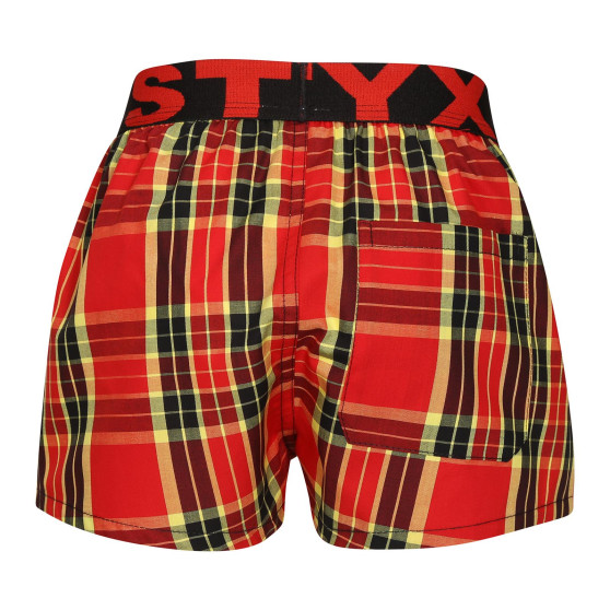 Boxer da bambino Styx sport elastico multicolore (BJ1014)