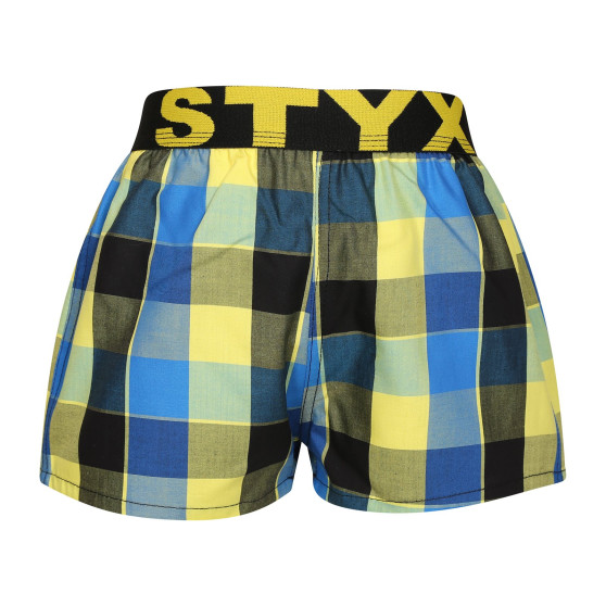 Boxer da bambino Styx sport elastico multicolore (BJ1015)