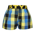 Boxer da bambino Styx sport elastico multicolore (BJ1015)