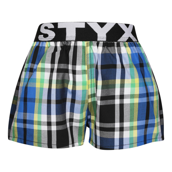 Boxer da bambino Styx sport elastico multicolore (BJ1017)