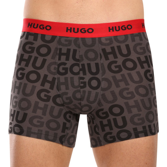 3PACK boxer uomo HUGO multicolore (50510192 025)