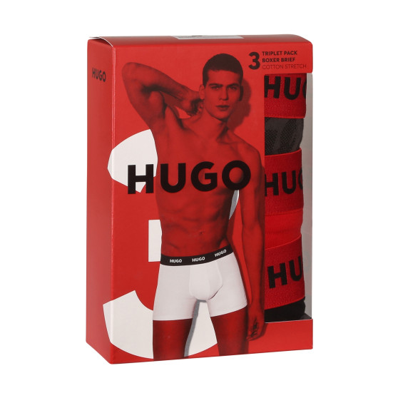 3PACK boxer uomo HUGO multicolore (50510192 025)