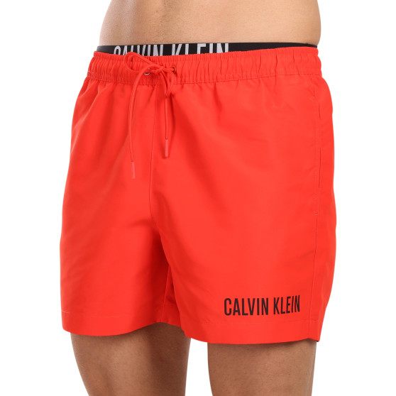 Costumi da bagno per uomo Calvin Klein rosso (KM0KM00992-XM9)