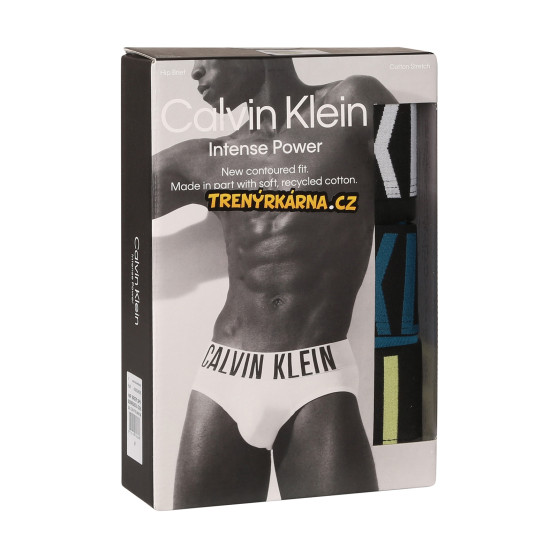 3PACK slip uomo Calvin Klein multicolore (NB3704A-OG5)