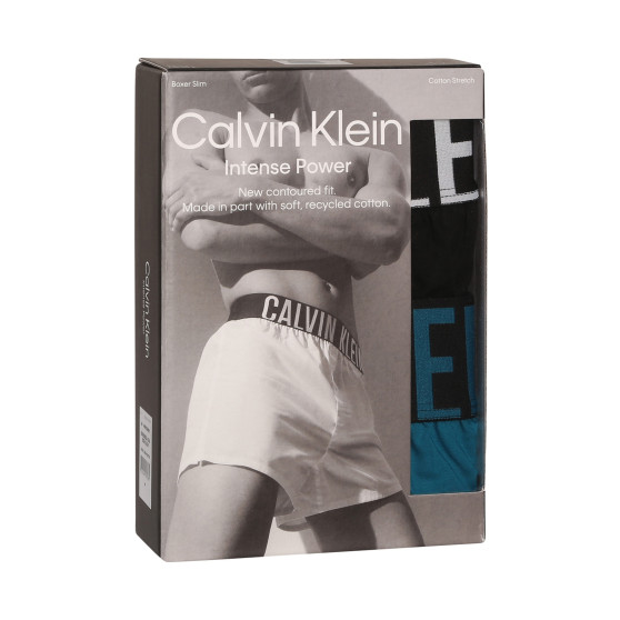 2PACK Boxer da uomo Calvin Klein multicolore (NB3833A-OG4)