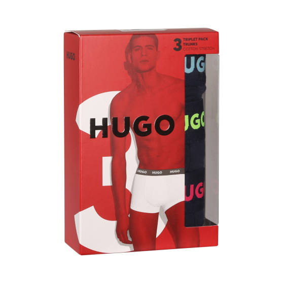 3PACK boxer uomo HUGO multicolore (50469766 414)